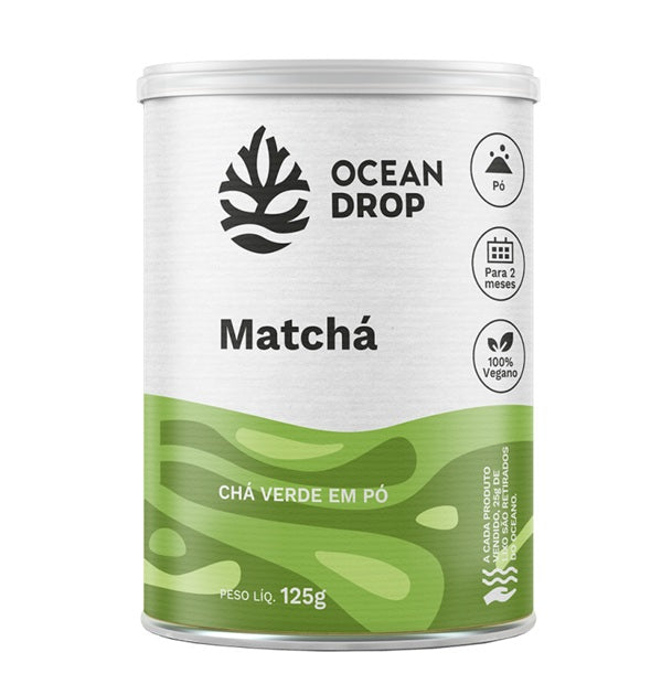 OCEAN DROP | Matcha em Pó 60 Doses (125 Gramas)