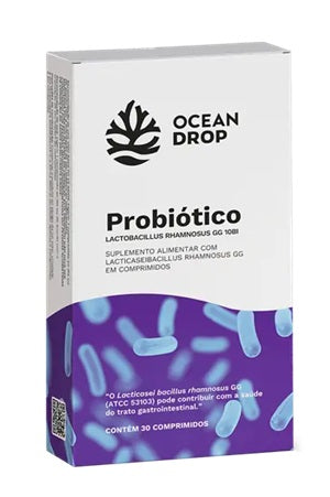 OCEAN DROP | Probiótico Lacticaseibacillus Rhamnosus (30 Comprimidos ...
