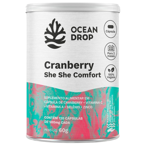 OCEAN DROP | She She Comfort - Cranberry (120 Cápsulas)