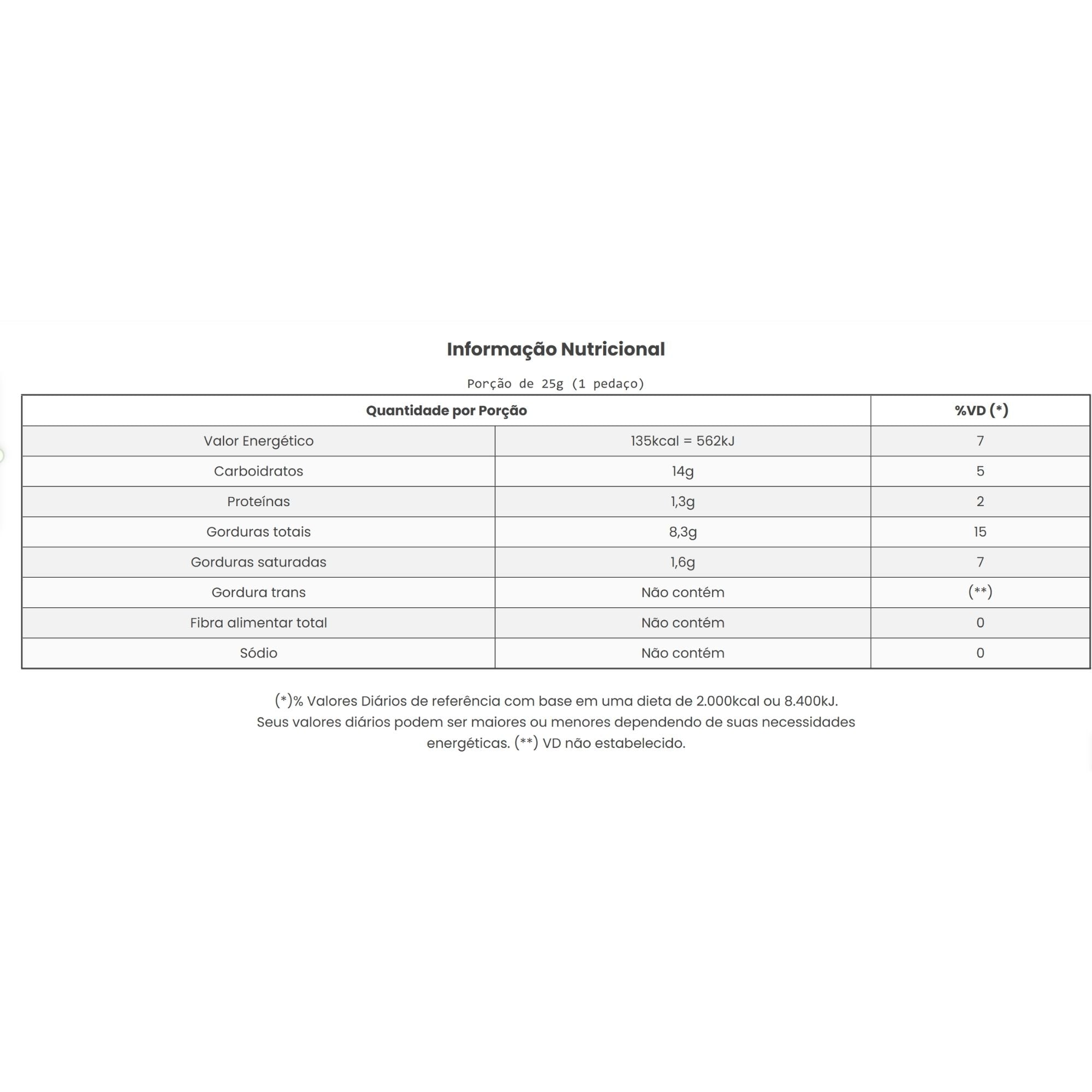 ONVEG | Cupulate com Cupuaçu Cristalizado (80 Gramas)