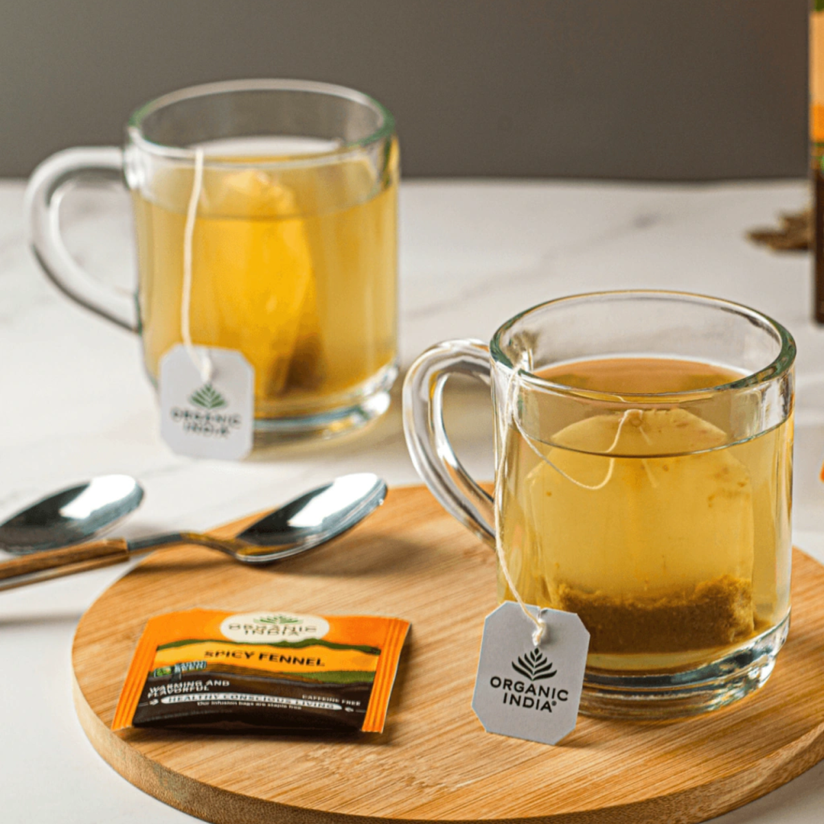 ORGANIC INDIA | Cha Spicy Fennel (18 Sachês)