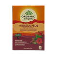 ORGANIC INDIA | Cha Hibiscus Plus (18 Sachês)