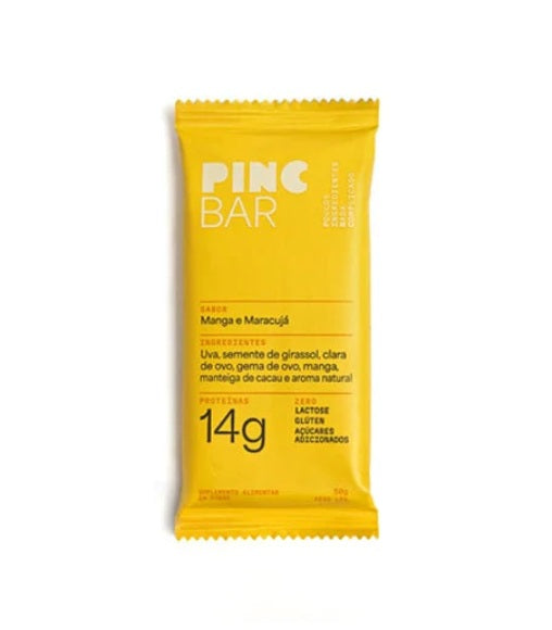 PINCBAR | Barra de Proteína Sabor Manga e Maracujá (50 gramas)