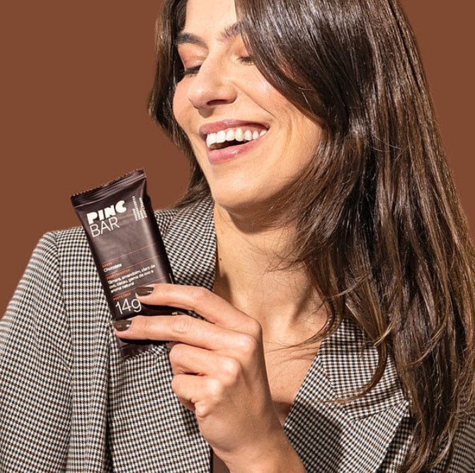PINCBAR | Barra de Proteína Sabor Chocolate (50 gramas)