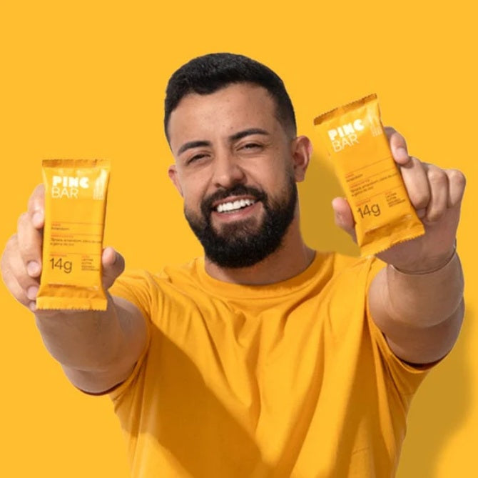 PINCBAR | Barra de Proteína Sabor Amendoim (50 gramas)