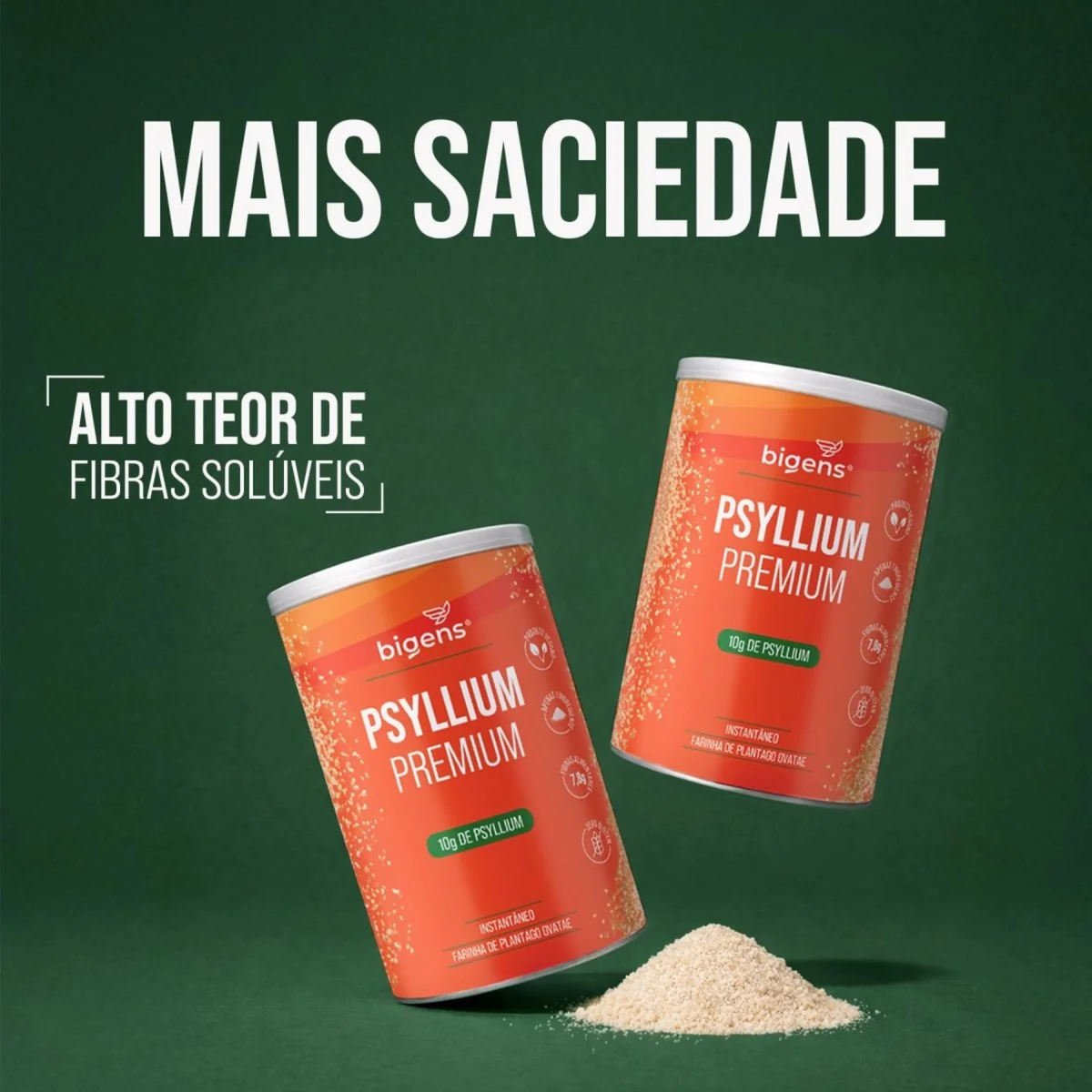 BIGENS | Psyllium Premium (300 Gramas)