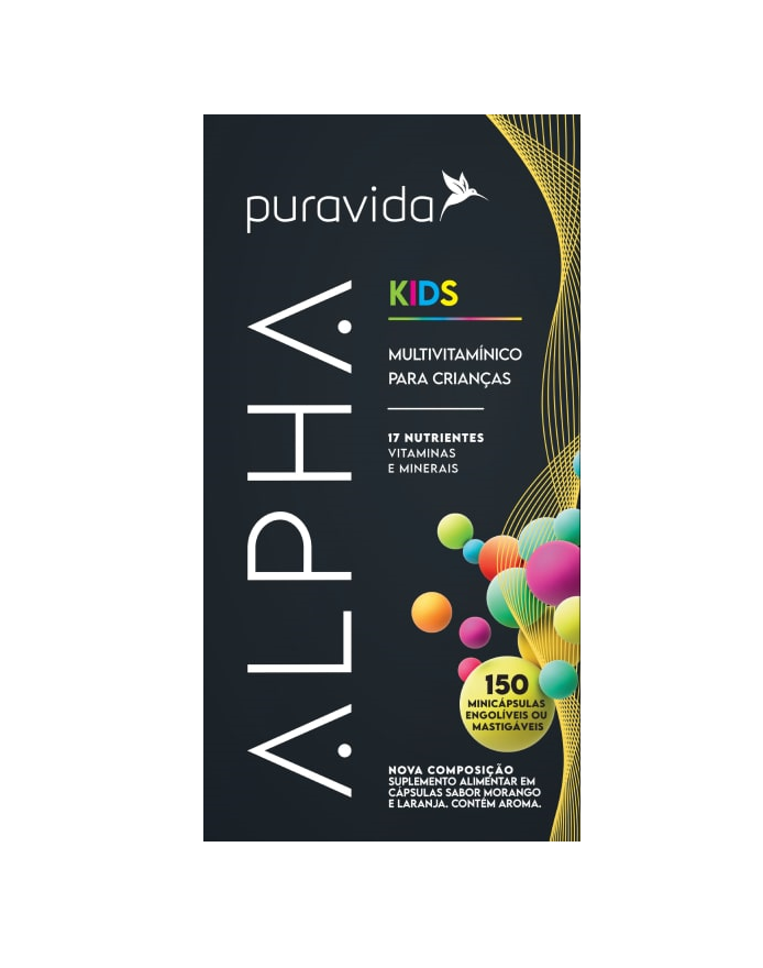 PURAVIDA | Alpha Kids Multivitamínico Infantil (150 Cápsulas)