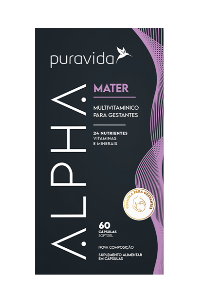 PURAVIDA | Alpha Mater - Multinutrientes para Gestantes (60 cápsulas)