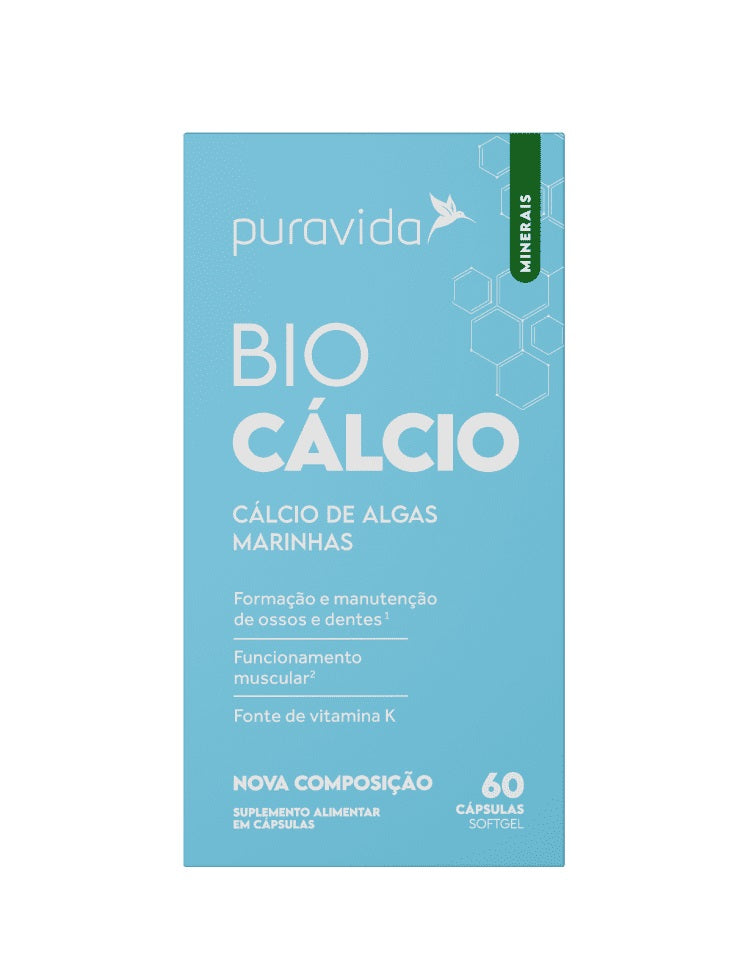 PURAVIDA | Bio Cálcio (60 cápsulas)