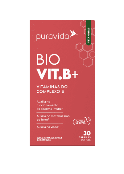 PURAVIDA | Bio Vit B+ Complexo B (30 Cápsulas)