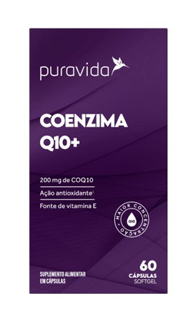 PURAVIDA | Coenzima Q10 200 mg (60 Cápsulas)