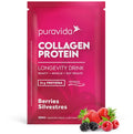 PURAVIDA | Collagen Protein Sabor Berries Silvestres Sachê (40 gramas)