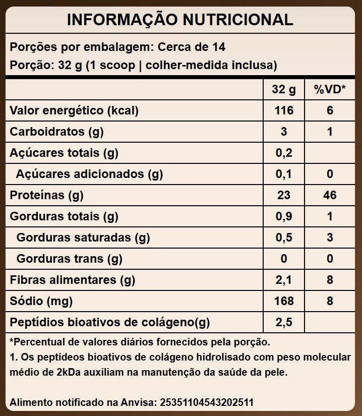 PURAVIDA | Collagen Protein Sabor Língua de Gato (450 gramas)