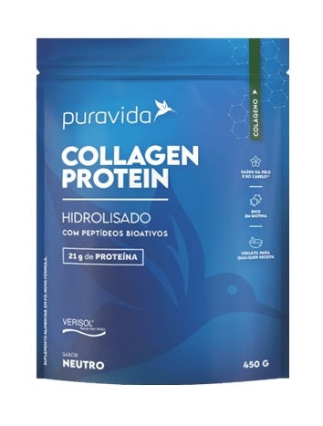 PURAVIDA | Collagen Protein Sem Sabor (450 gramas)