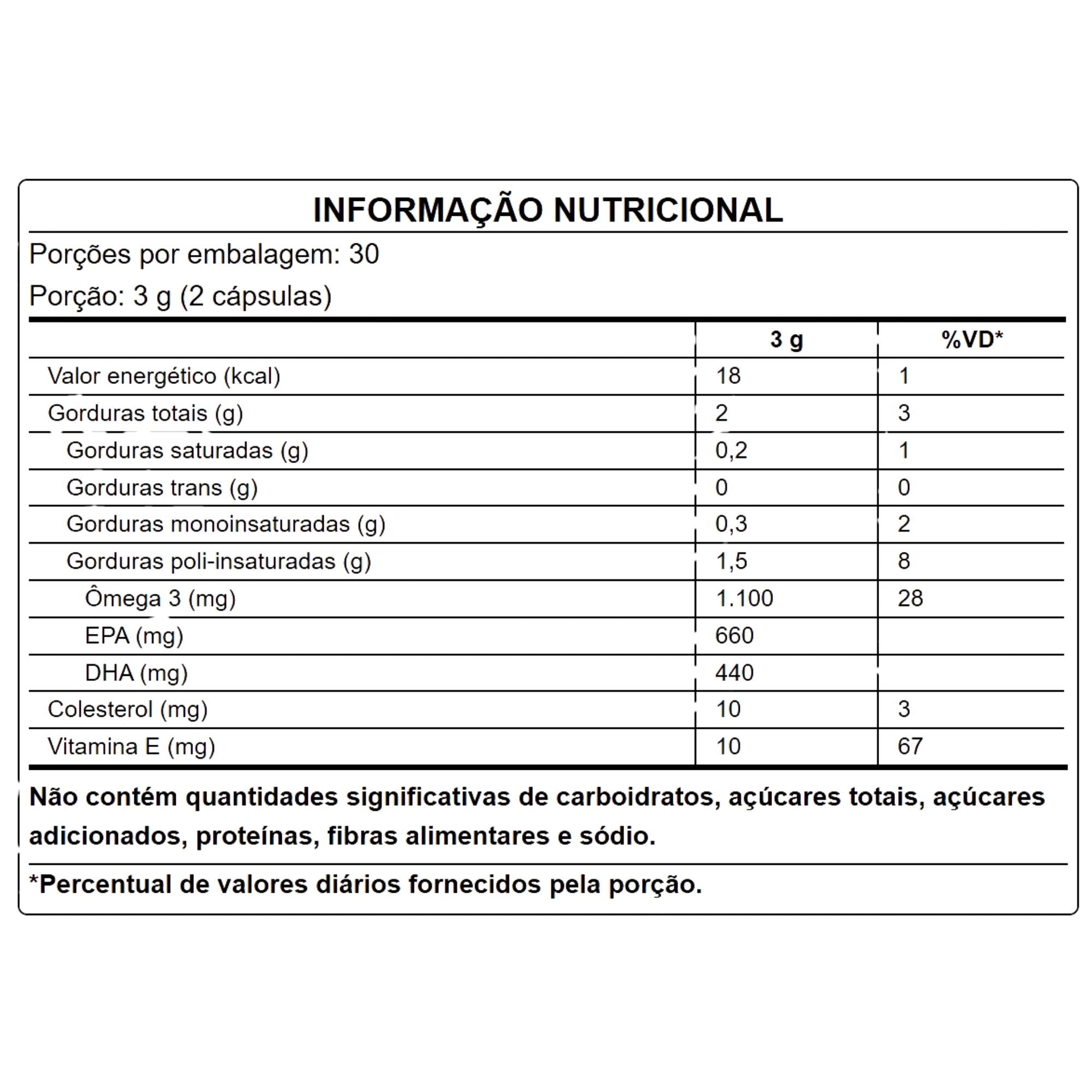 PURAVIDA | Ômega 3 EPA DHA (60 Cápsulas)