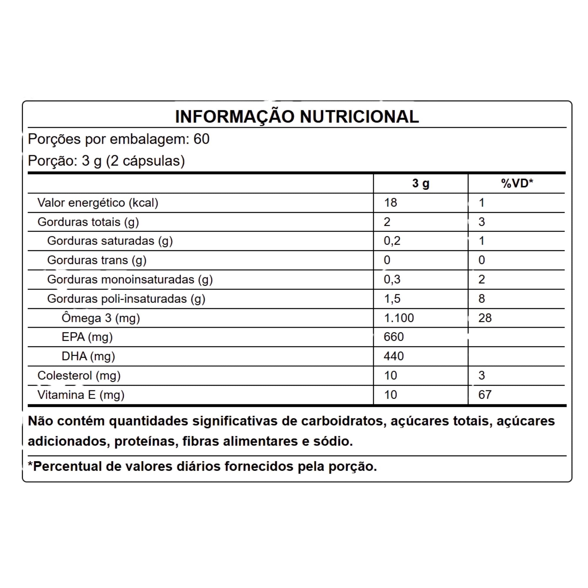 PURAVIDA | Ômega 3 EPA DHA BIG (120 Cápsulas)