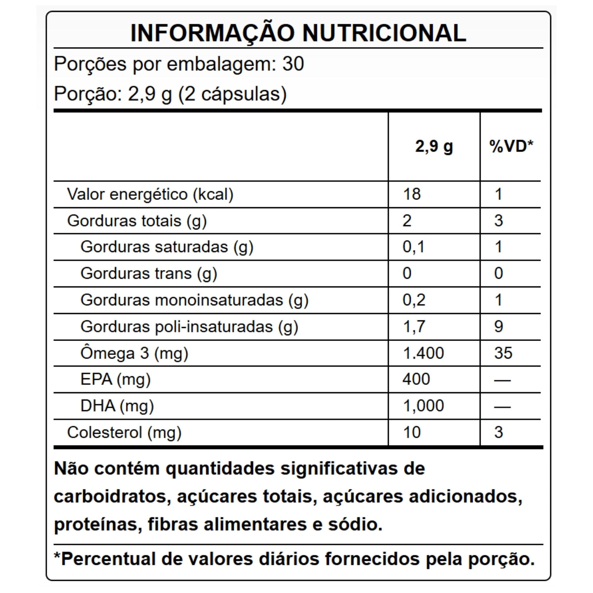 PURAVIDA | Ômega 3 Super DHA (60 cápsulas)