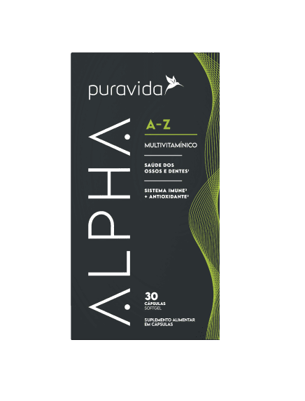 PURAVIDA | Multivitamínico Alpha A-Z (30 Cápsulas)
