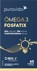 PURAVIDA | Ômega 3 Fosfatix (60 Cápsulas)