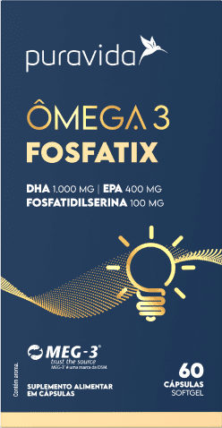 PURAVIDA | Ômega 3 Fosfatix (60 Cápsulas)