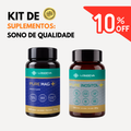 Kit Longeva para Sono de Qualidade - Magnésio Quelado + Inositol