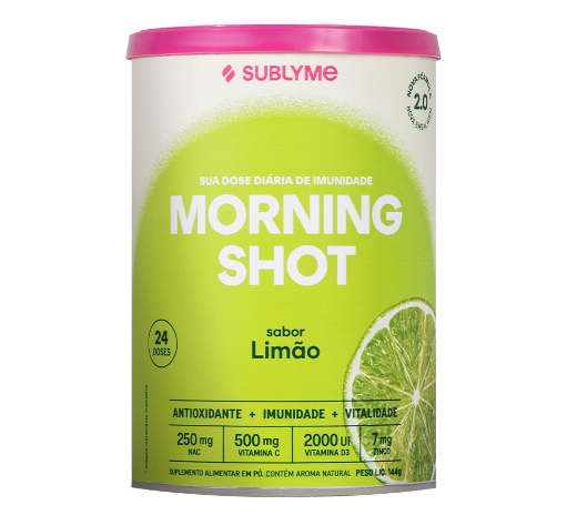 SUBLYME | Morning Shot 2.0 Sabor Limão (144 gramas)