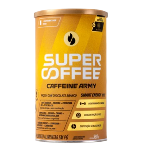SUPERCOFFEE | Sabor Paçoca com Chocolate Branco (380 gramas)
