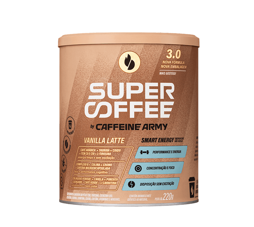 SUPERCOFFEE | Sabor Vanilla Latte (220 gramas)