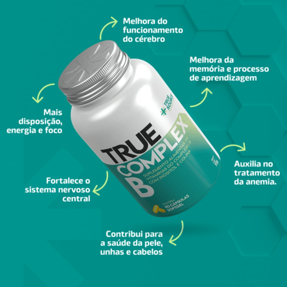TRUE SOURCE | Complexo B (90 Cápsulas)