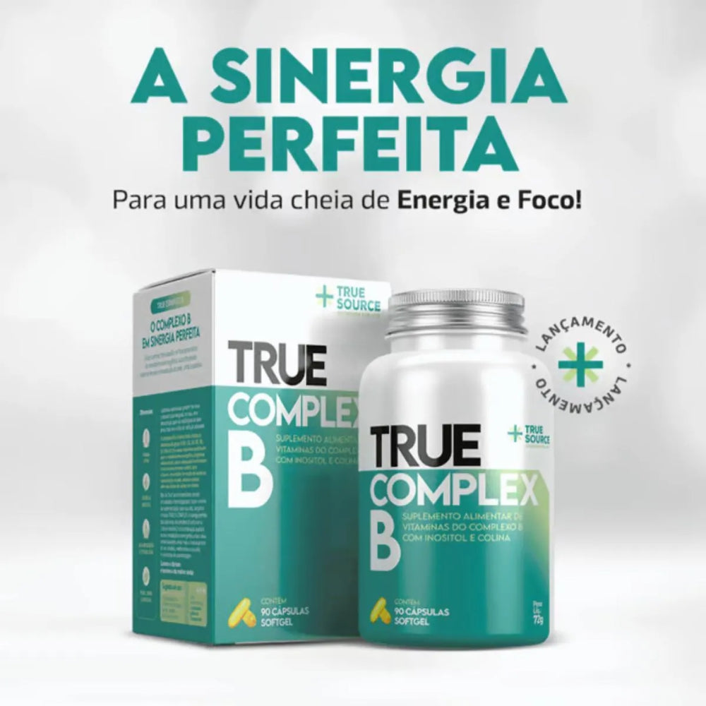 TRUE SOURCE | Complexo B (90 Cápsulas)