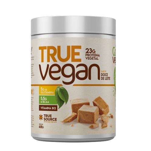 TRUE SOURCE | TRUE VEGAN Sabor Doce de Leite - (418 gramas)