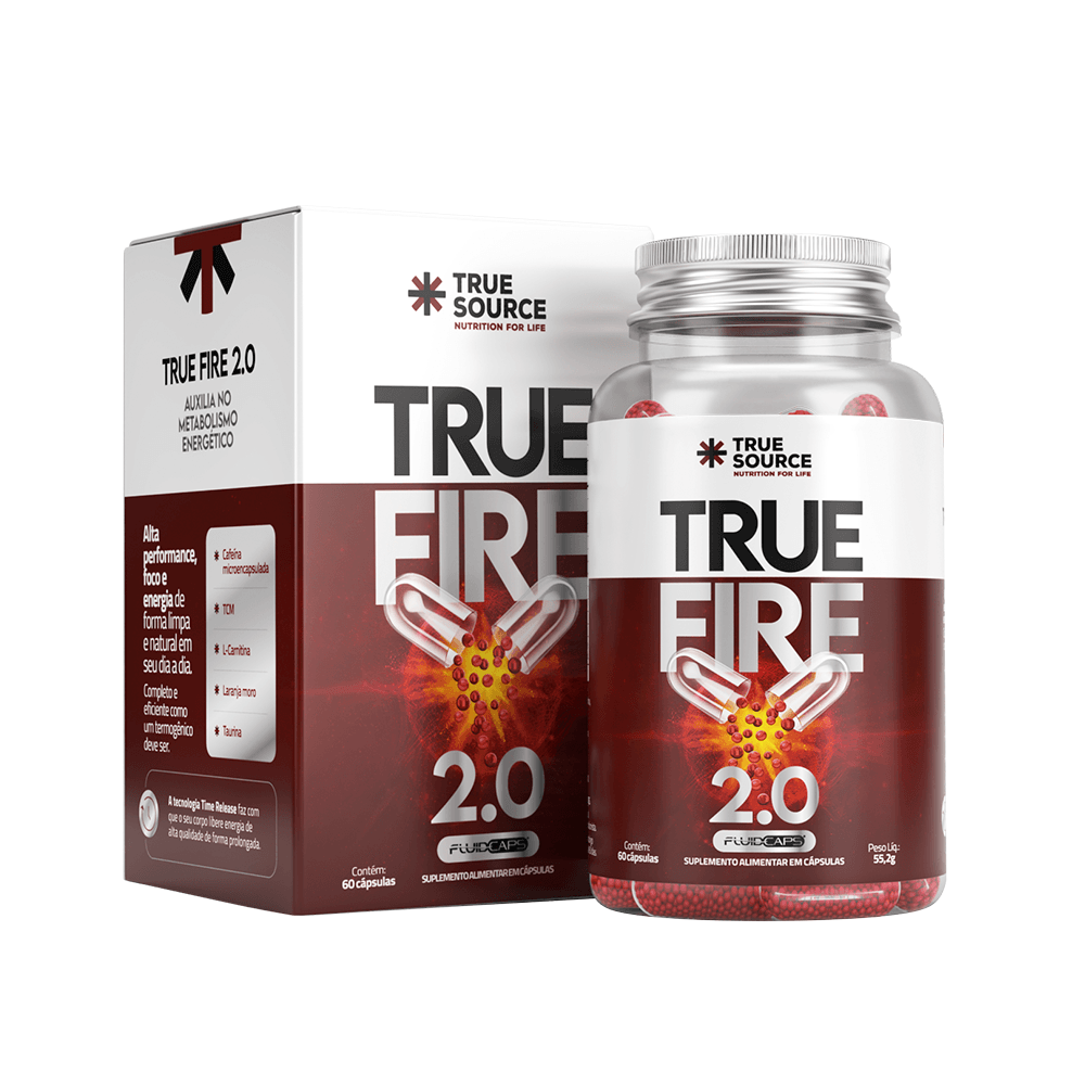 TRUE SOURCE | Termogênico True Fire 2.0 (60 Cápsulas)