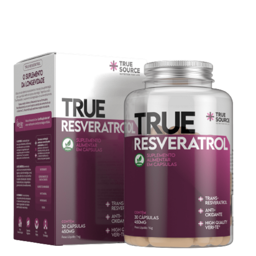 TRUE SOURCE | True Resveratrol (30 Cápsulas)