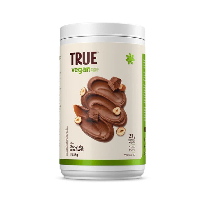 TRUE SOURCE | TRUE VEGAN Sabor Chocolate com Avelã - (837 gramas)