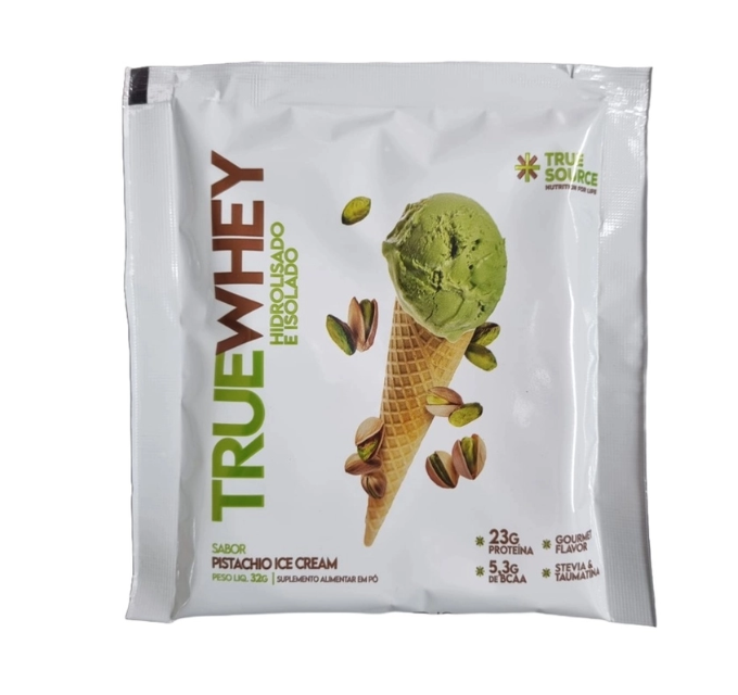 TRUE SOURCE | True Whey Sabor Pistache Sachê Dose Individual