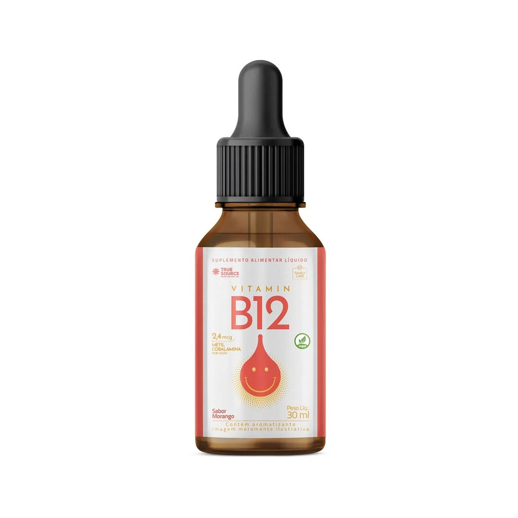 TRUE SOURCE | Vitamina B12 for Kids Sabor Morango (30 ml)
