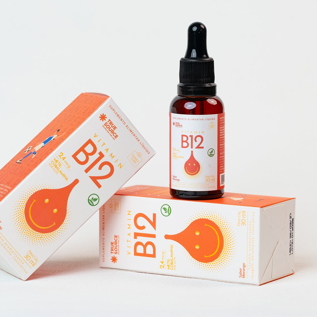 TRUE SOURCE | Vitamina B12 for Kids Sabor Morango (30 ml)