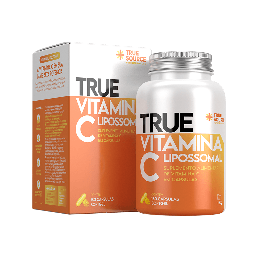 TRUE SOURCE | Vitamina C Lipossomal (180 Cápsulas)