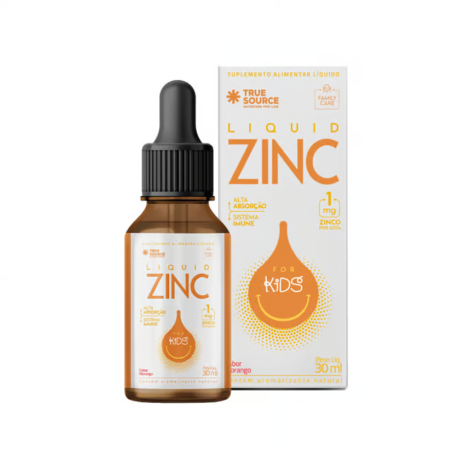 TRUE SOURCE | Zinco for Kids Sabor Morango (30 Ml)