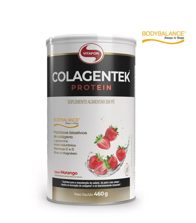 VITAFOR | Colagentek Protein Sabor Morango (460 gramas)