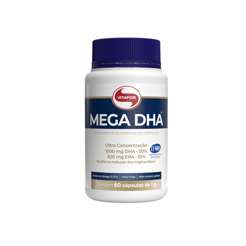 VITAFOR | Ômega 3 Mega DHA Ultra Concentrado (60 cápsulas)