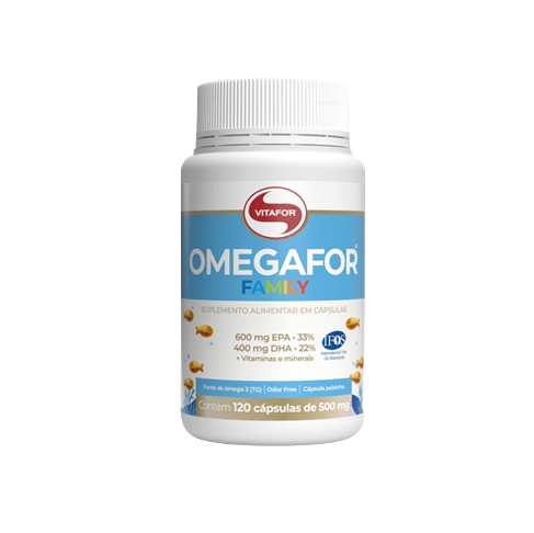 VITAFOR | Ômega 3 Omegafor Family (120 cápsulas)