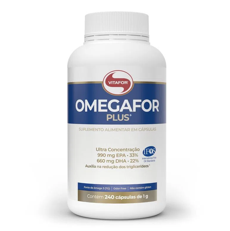 VITAFOR | Ômega 3 Omegafor Plus Big Size (240 cápsulas)
