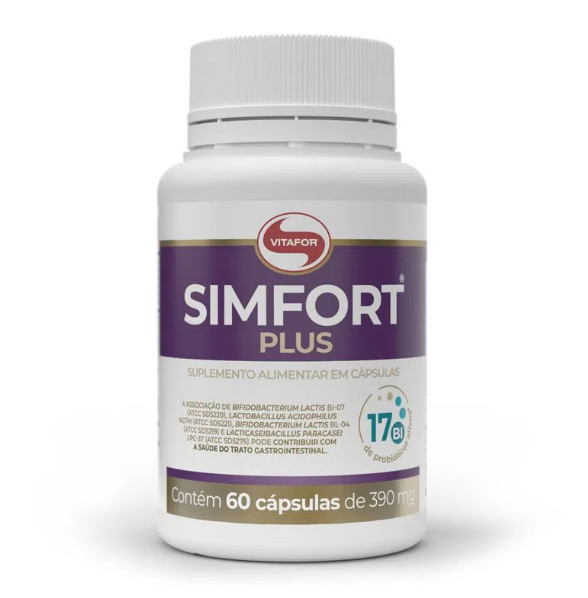 VITAFOR | Probiótico Simfort Plus (60 Cápsulas)