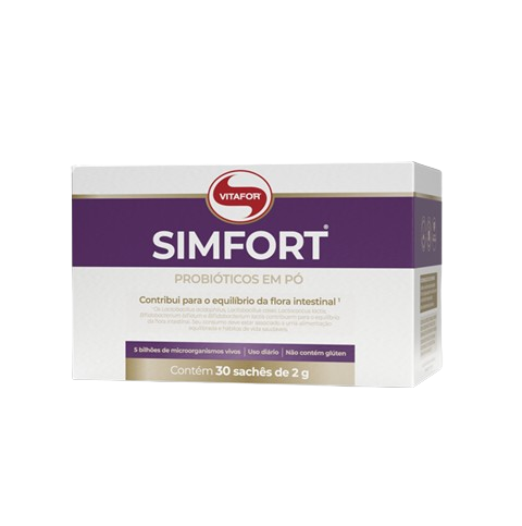 VITAFOR | Simfort Probióticos em Pó (30 sachês de 2 gramas)