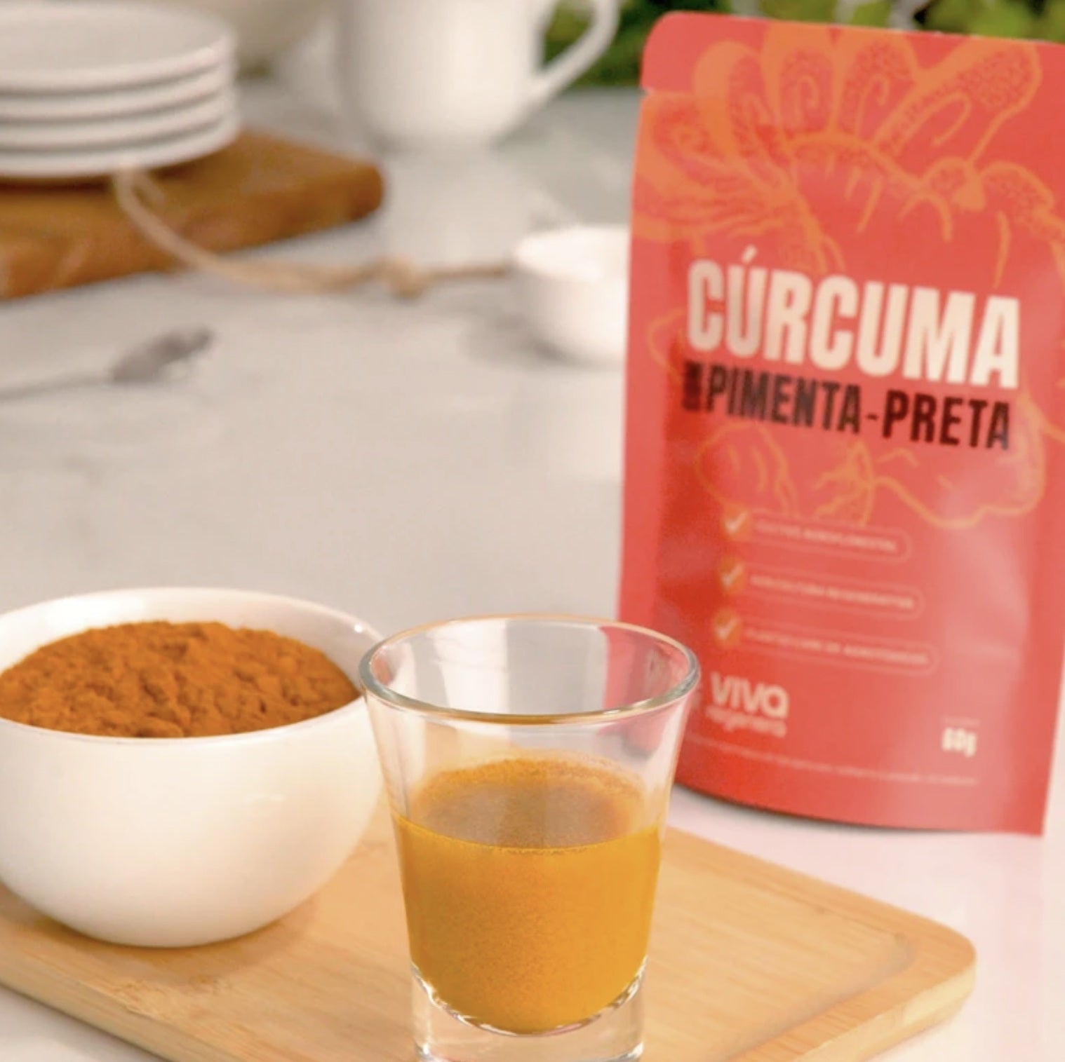 VIVA REGENERA | Cúrcuma Ativada da Floresta Com Pimenta (60 gramas)