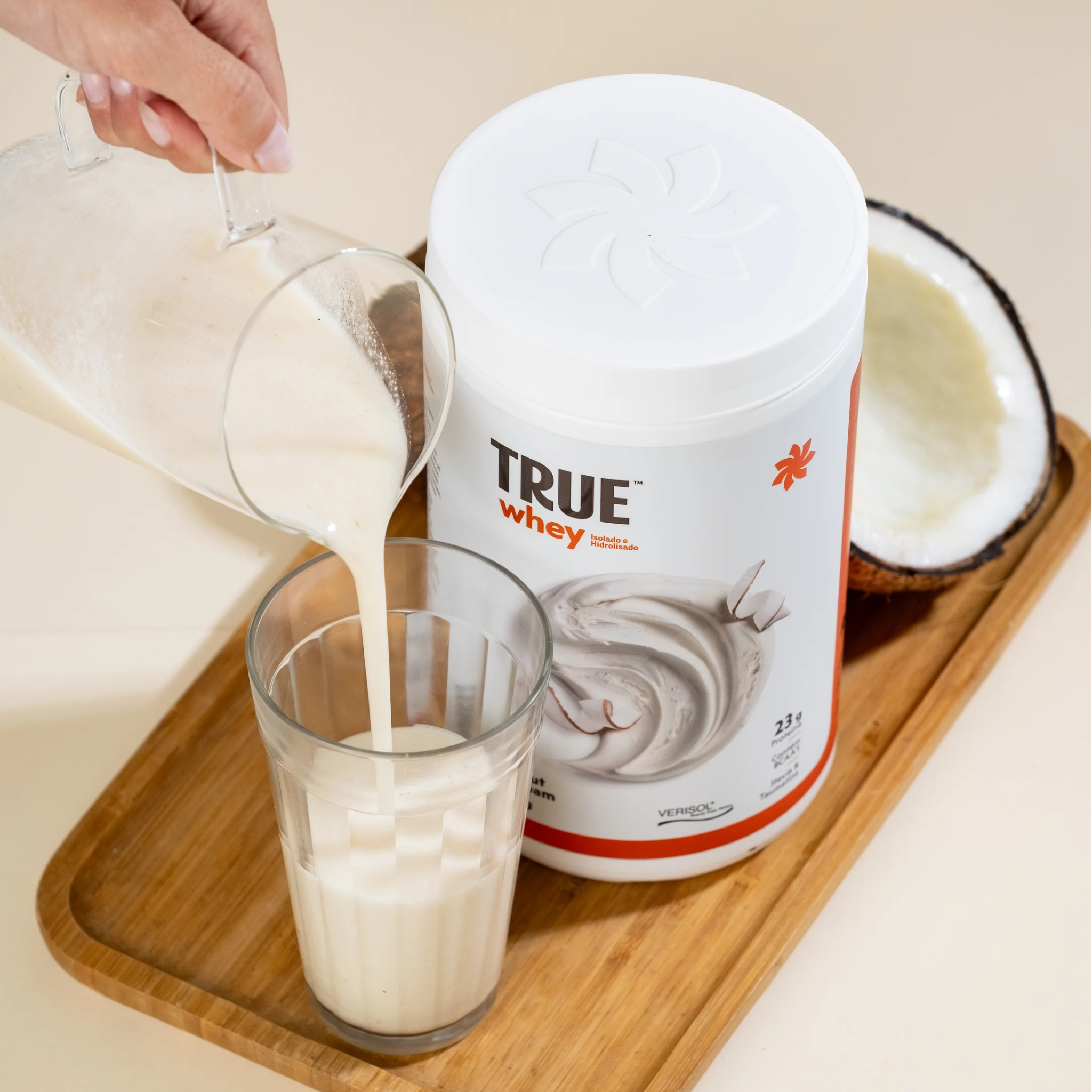 TRUE SOURCE | True Whey Sabor Coconut Ice Cream (837 gramas)