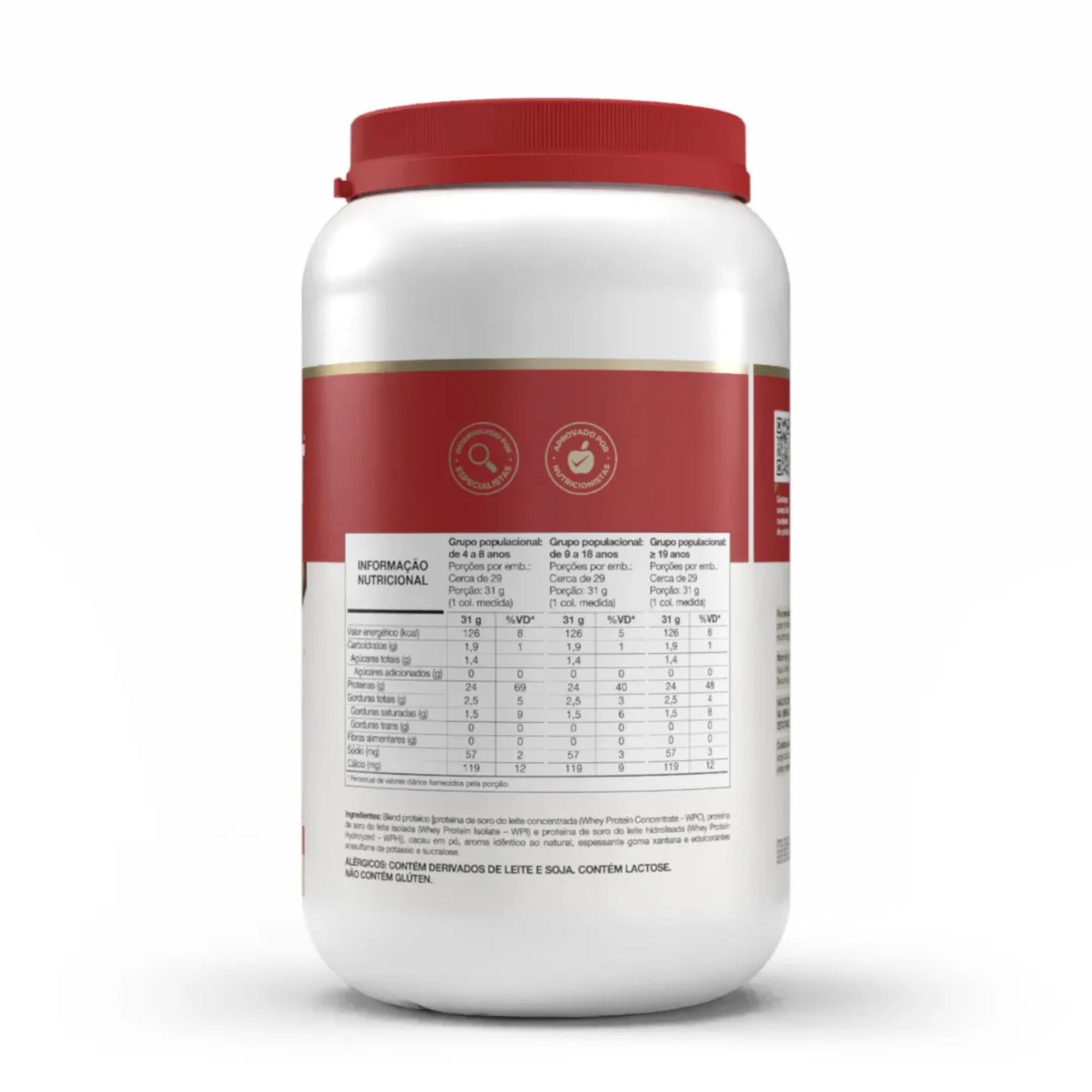 VITAFOR | Whey Fort 3W Sabor Chocolate (900 gramas)