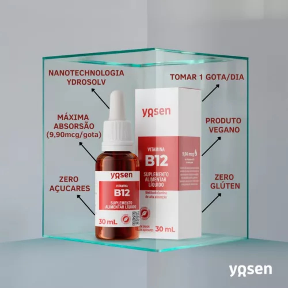 YOSEN | Vitamina B12 Líquida Ydrosolv (30 ml)